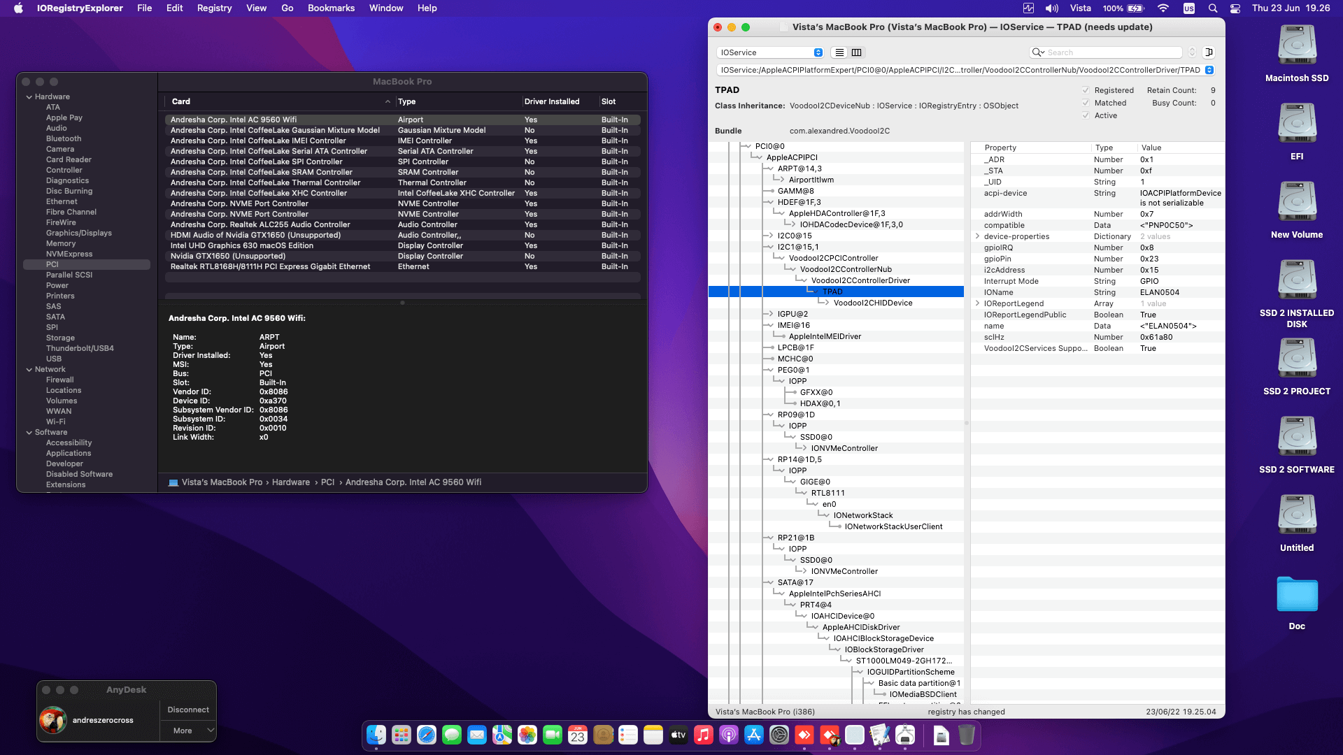 Acer Nitro 5 AN515 54 59CA [CoffeeLake   Intel UHD 630 + I2C]   OpenCore 9